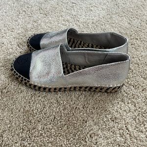 Tory Burch Leather Espadrilles